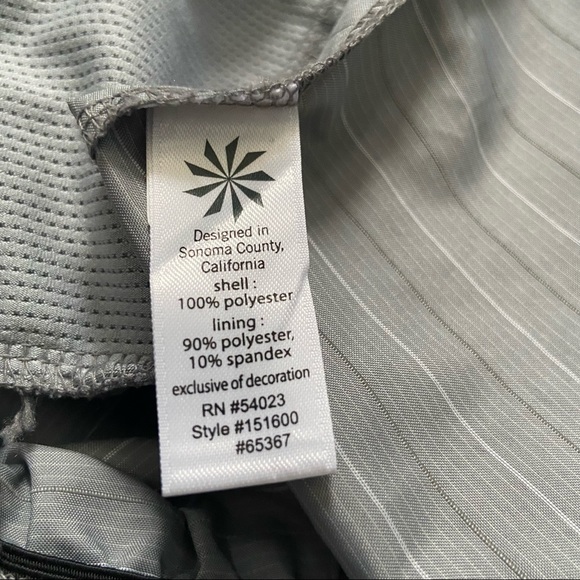 Athleta Women's Jacket Running Windbreaker Full Zip Elastic Cuff Gray Size XXS - Picture 6 of 9